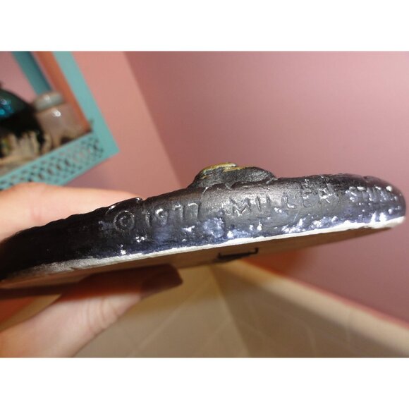 Vintage Miller Studio Chalkware Rooster Wall Hanging Plaque 1977 farmhouse mcm - Picture 15 of 16